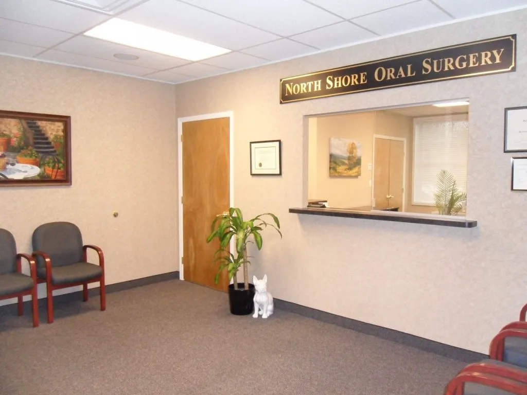 Waiting area inside of North Shore Oral Surgery
